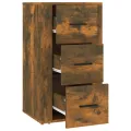 Buffet Chêne fumé 40x33x70 cm Bois d'ingénierie