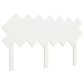 Tête de lit Blanc 151,5x3x81 cm Bois massif de pin
