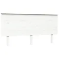 Tête de lit Blanc 154x6x82,5 cm Bois massif de pin