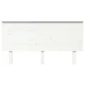 Tête de lit Blanc 154x6x82,5 cm Bois massif de pin