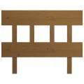 Tête de lit Marron miel 103,5x3x81 cm Bois massif de pin