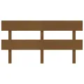 Tête de lit Marron miel 154x3x81 cm Bois massif de pin