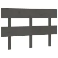 Tête de lit Gris 138x3x81 cm Bois massif de pin