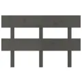 Tête de lit Gris 138x3x81 cm Bois massif de pin