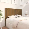 Tête de lit Marron miel 125,5x4x100 cm Bois massif de pin