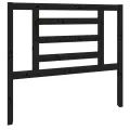 Tête de lit Noir 106x4x100 cm Bois massif de pin