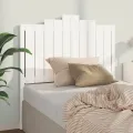 Tête de lit Blanc 106x4x110 cm Bois massif de pin