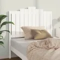 Tête de lit Blanc 106x4x110 cm Bois massif de pin
