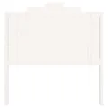 Tête de lit Blanc 106x4x110 cm Bois massif de pin