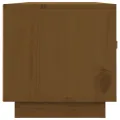 Meuble TV Marron miel 80x34x35 cm Bois de pin massif