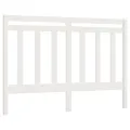 Tête de lit Blanc 166x4x100 cm Bois massif de pin