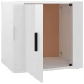 Table de chevet Blanc brillant 50x39x47 cm