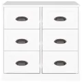 Buffet blanc 70x35,5x67,5 cm bois d'ingénierie