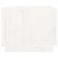 Table basse Blanc 80x50x40 cm Bois massif de pin