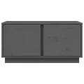 Table basse Gris 80x50x40 cm Bois massif de pin