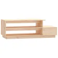 Table basse 120x50x40,5 cm Bois massif de pin