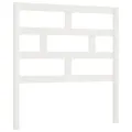 Tête de lit Blanc 81x4x100 cm Bois massif de pin