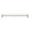 Support de moniteur Blanc 100x24x13 cm Bois de pin solide
