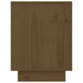 Tables de chevet 2pcs Marron miel 40x30x40cm Bois de pin solide