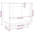 Tables de chevet 2pcs Marron miel 40x30x40cm Bois de pin solide