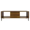 Table basse Chêne marron 103,5x60x35 cm Aggloméré
