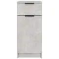 Armoire de bureau Gris béton 33,5x50x75 cm Bois d'ingénierie