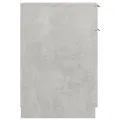 Armoire de bureau Gris béton 33,5x50x75 cm Bois d'ingénierie