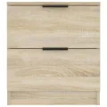 Tables de chevet 2 pcs Chêne Sonoma Bois d'ingénierie