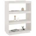 Bibliothèque/Séparateur de pièce Blanc 80x35x103 cm Bois de pin
