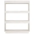 Bibliothèque/Séparateur de pièce Blanc 80x35x103 cm Bois de pin