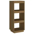 Bibliothèque/Séparateur de pièce Marron miel Bois de pin massif