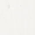 Cadre de lit Blanc Bois de pin massif 200x200 cm