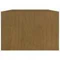 Table basse Marron miel 110x50x34 cm Bois de pin massif