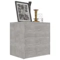 Table de chevet Gris béton 40 x 30 x 40 cm Aggloméré