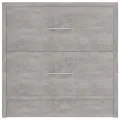 Table de chevet Gris béton 40 x 30 x 40 cm Aggloméré