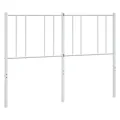 Tête de lit métal blanc 150 cm