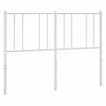 Tête de lit métal blanc 150 cm