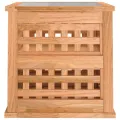 Tables de chevet 2 pcs 34x34x34 cm Bois massif de noyer