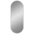 Miroir mural Argenté 50x20 cm Ovale