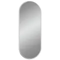 Miroir mural Argenté 50x20 cm Ovale