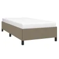 Cadre de lit Taupe 100x200 cm Tissu