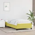 Cadre de lit Vert 80 x 200 cm Tissu