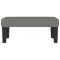 Banc Gris foncé 70x30x30 cm Tissu