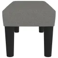 Banc Gris foncé 70x30x30 cm Tissu