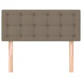 Tête de lit Taupe 100x5x78/88 cm Tissu