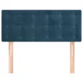 Tête de lit Bleu foncé 80x5x78/88 cm Velours