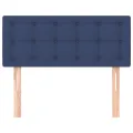 Tête de lit Bleu 80x5x78/88 cm Tissu