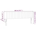 Têtes de lit 2 pcs Rose 100x5x78/88 cm Velours