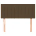 Tête de lit Marron Foncé 80x5x78/88 cm Tissu