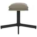 Repose-pied Gris clair 60x60x36 cm Velours